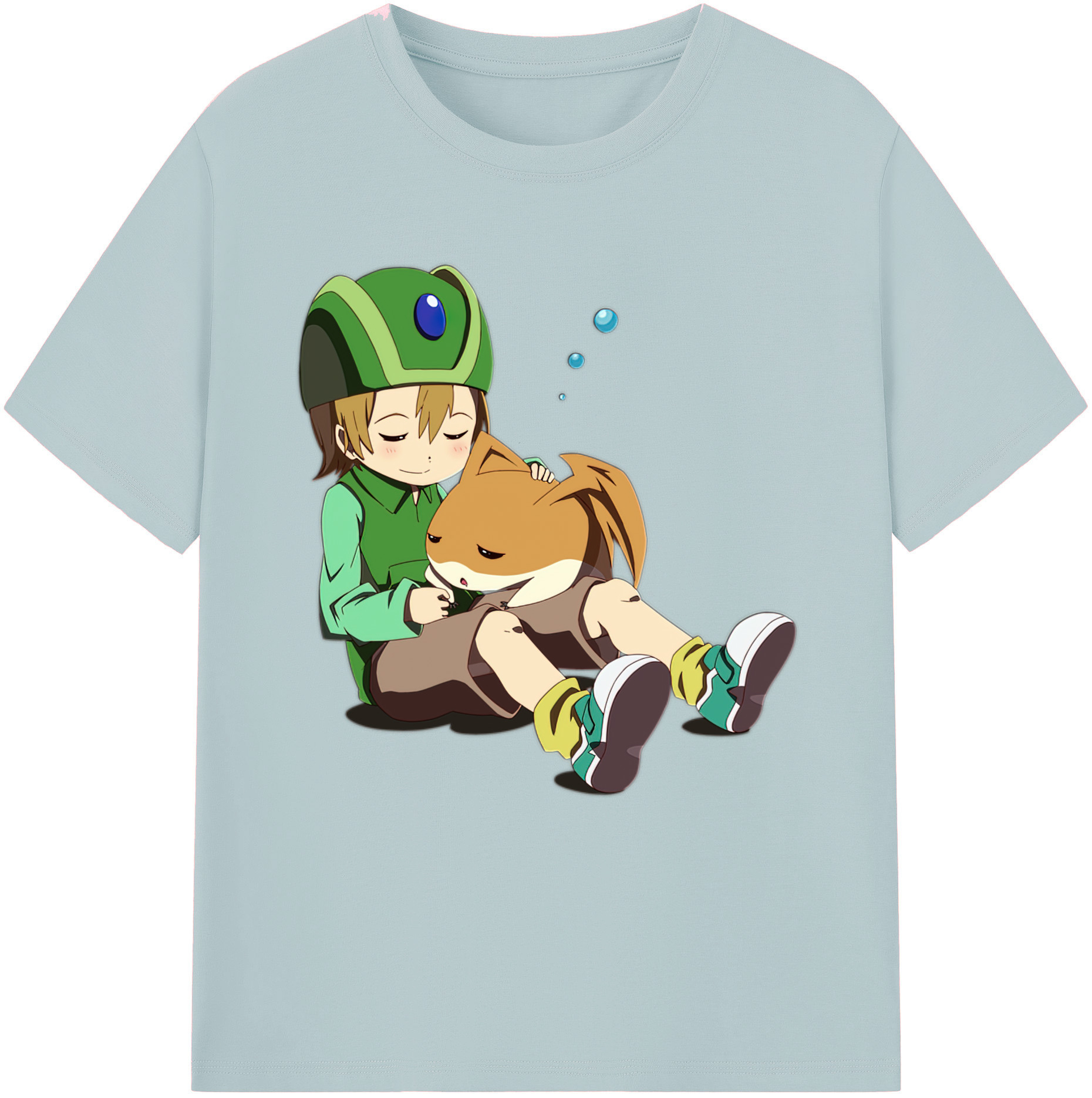 （画像用） Digimon デジタルモンスター/デジモン 綿100％半袖Tシャツ（フロントプリント）